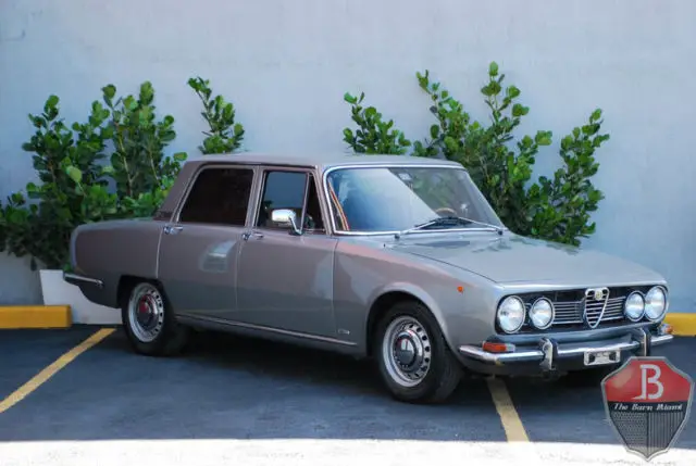 1969 alfa romeo 1750 berlina 46677 miles silver metallic sedan 1750 manual 5-spe