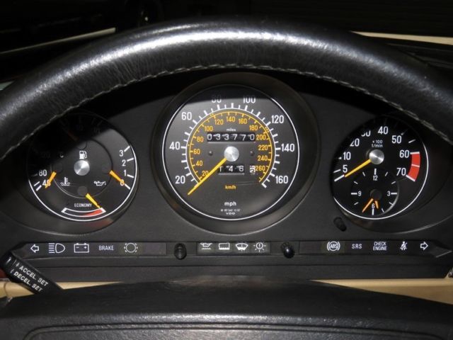 1989 mercedes benz 560sl roadster, v8, 2 tops, all original collector quality