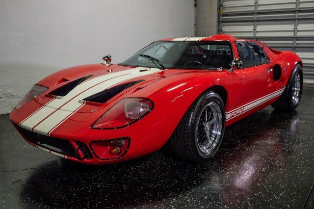 1965 ford gt40 replica 2dr red