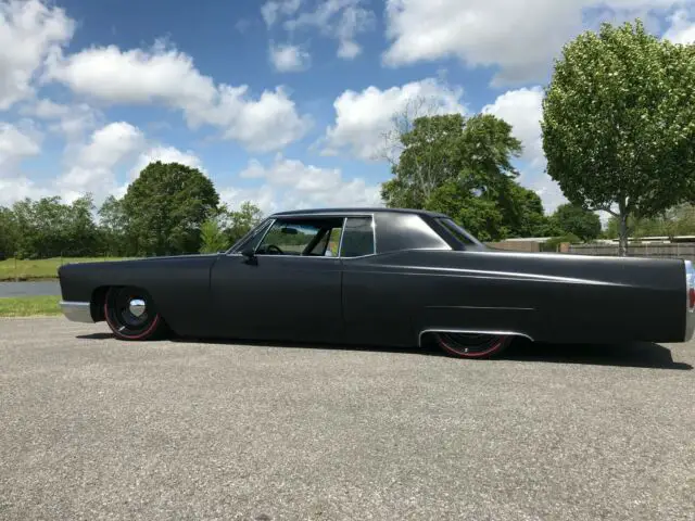 1968 cadillac coupe deville bagged 20'' steel hot rat rod slammed low flat 68