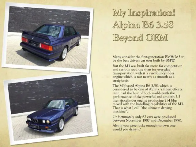 one-of-one custom 350+hp e30 m3, emission compliant for current state (driver)
