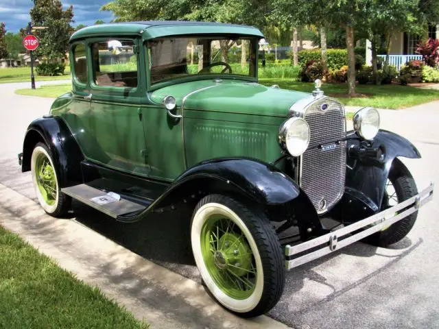 1931 ford model a five window coupe with rumble seat