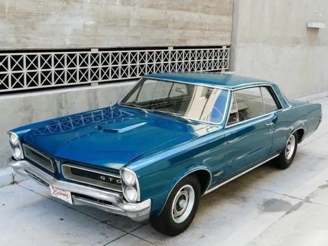 1965 pontiac gto 114070 miles teal turquoise 2 door hardtop 455 manual