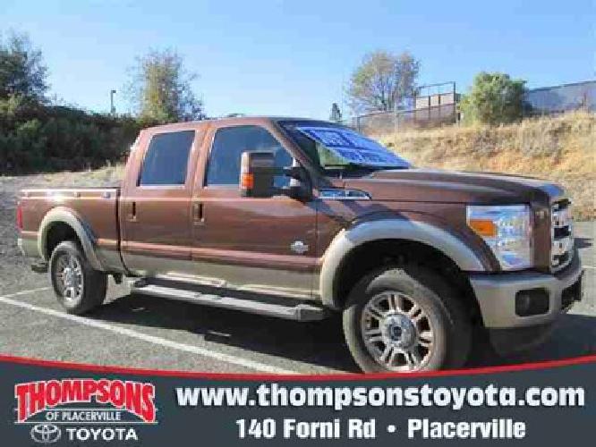 2011 ford super duty f-250 srw king ranch in placerville, ca