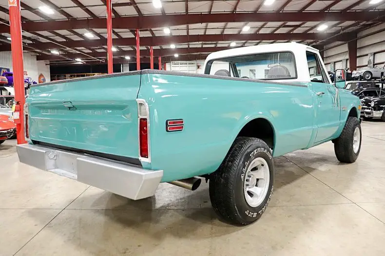 1970 gmc pickup 21125 miles medium blue green pickup truck 350ci v8 automatic