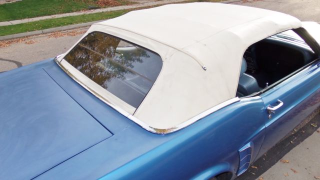 1969 ford mustang cv v8 at ac ps blue 86k miles survivor movie car not rusty