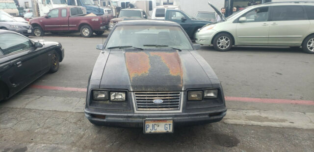 1984 mustang gt 5.0 5spd - ttop -black/gray - original owner car -saleen,cobra
