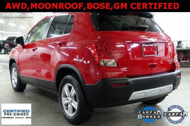 certified 2016 chevrolet trax awd lt w/ 1lt lima, oh 45807 for sale in lima, ohio