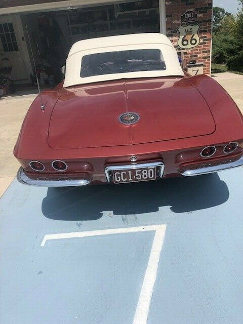 rare -1962 corvette with hardtop & soft top; correct numbers