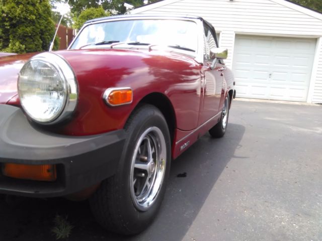 1976 mg midget showroom new 52k miles mk-iv 1500 sires 4 speed---low reserve