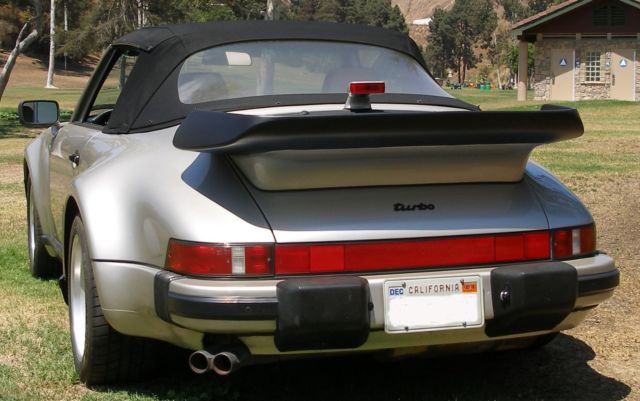 classic like brand new porsche 930 turbo cabriolet 13,391 original miles