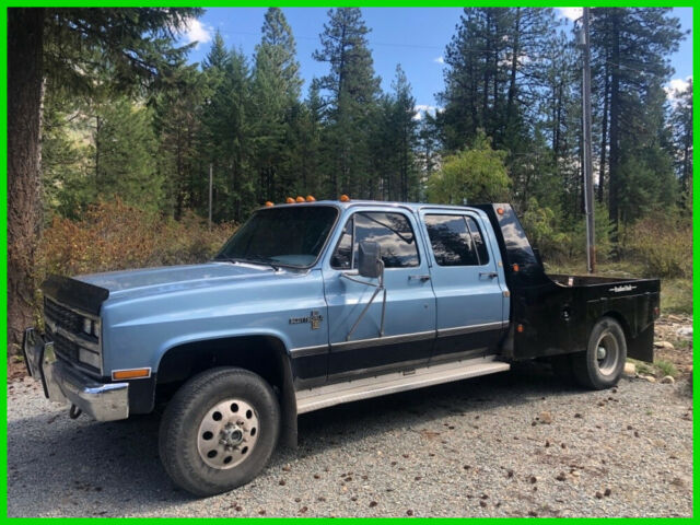 1984 chevrolet k30 scottsdale manual 4wd pickup truck cummins w/ 5k mi manual