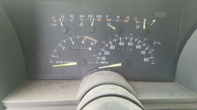 1992 chevrolet k 1500 ext cab 141.5" wb 4wd