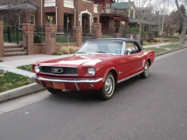 1965 ford mustang convertible 200 cu. in. 6cyl. auto 1 owner 52 years 72k. mint!