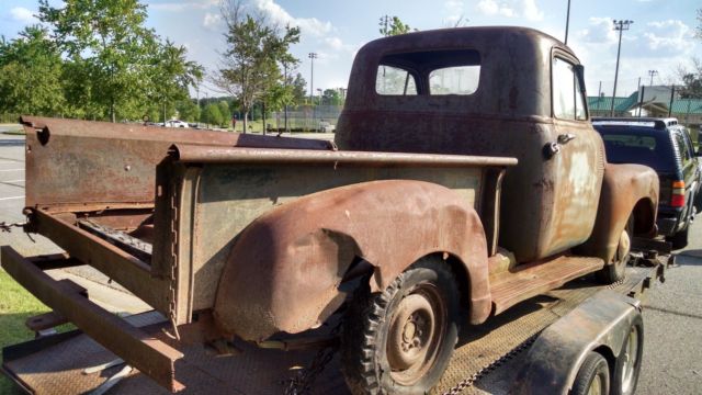1951 chevrolet 3100 original running 6 cylinder engine with 3 speed transmission