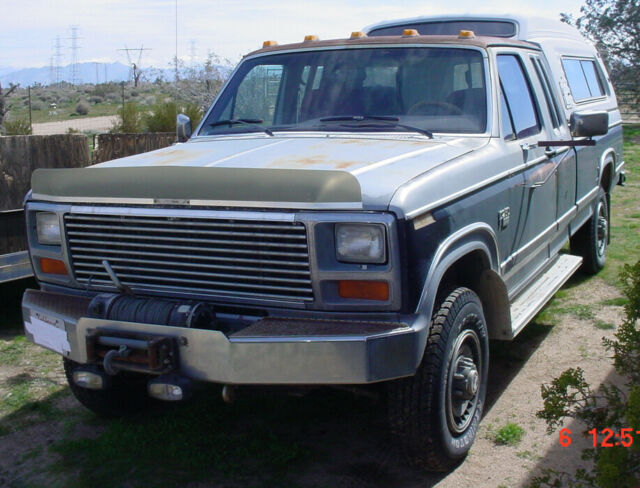 1984 ford f250 xl supercab 4x4 diesel longbed 6.9 turbo low mileage nr