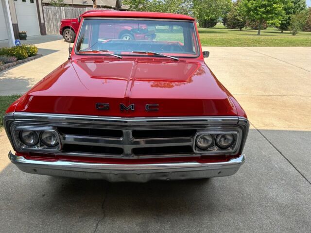 1969 gmc 100 pickup red rwd automatic base