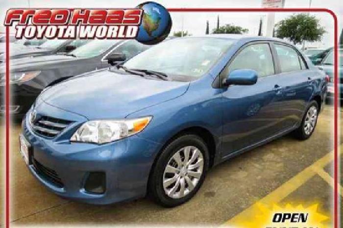 2013 toyota corolla le touchscreen radio bluetooth warranty in spring, tx