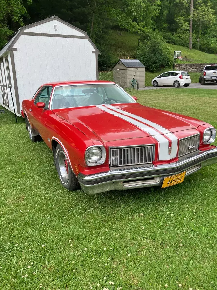 1975 oldsmobile 442 hatchback red good