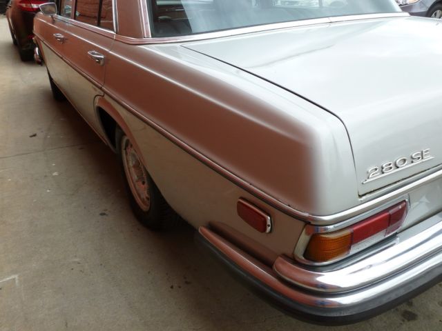 1970 mercedes 280se d door silver los angeles california
