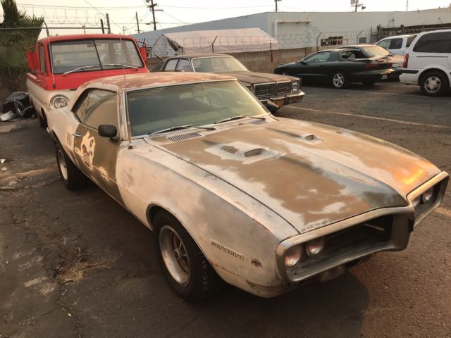 1968 pontiac firebird 400 rust free barn find ram air iii heads hipo manifolds