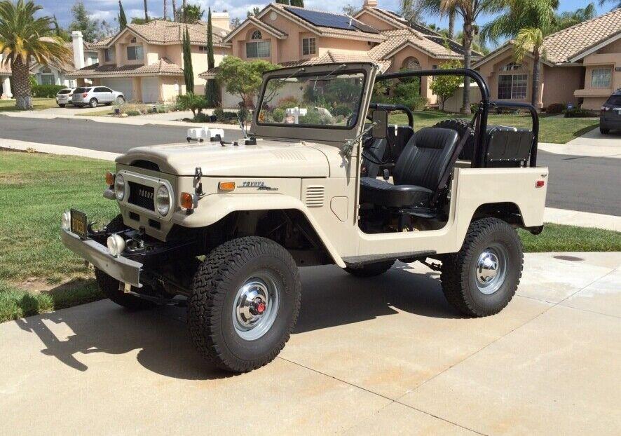 1972 toyota land cruiser convertible fj40 4x4