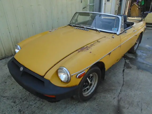 no reserve 1979 mg mgb mk iv convertible 2-door 1.8l parts or rebuild barn find