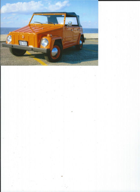 1973 vw thing-restored show car winner