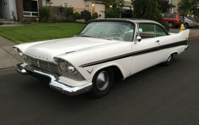 1957 plymouth belvedere 2 ht beautiful unique rocksolid body like 1958 christine