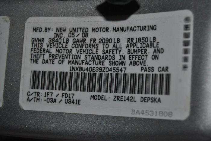 2009 toyota corolla s s 4dr sedan 5m for sale in saco, maine