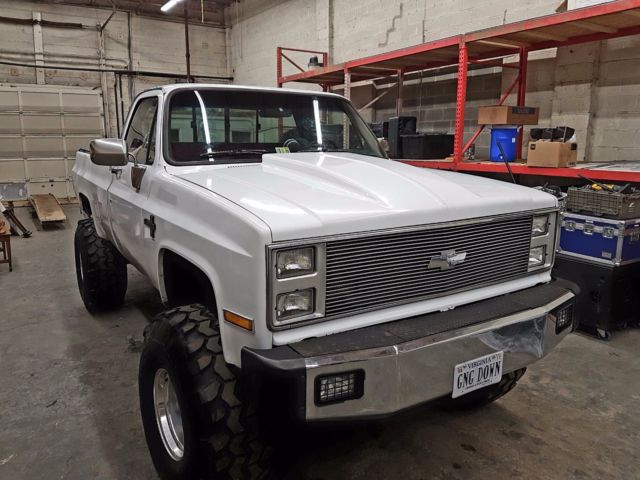 1974 chevrolet c30 big wheel lifted truck with 1986 silverado cab