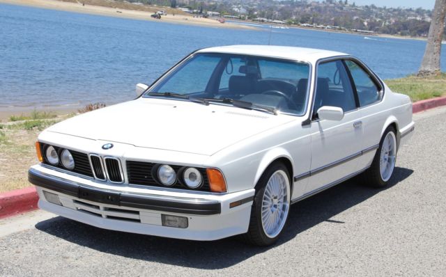 1989 bmw 635csi base coupe 2-door 3.5l with only 46.7k miles