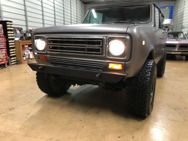 1979 international scout ii, 345 motor, autotrans, 4x4, soft top, a/c, gun metal