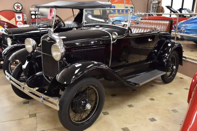 1930 ford model a roadster 0 black