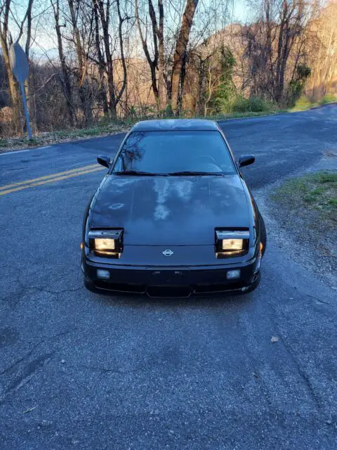 1992 nissan 240sx hatchback black rwd manual