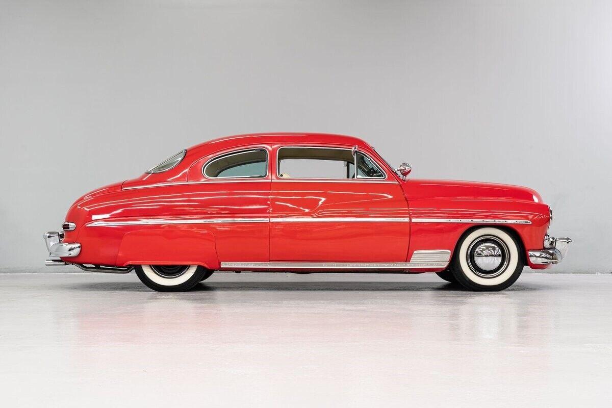 1950 mercury eight 71065 miles red coupe 350ci 3 speed auto