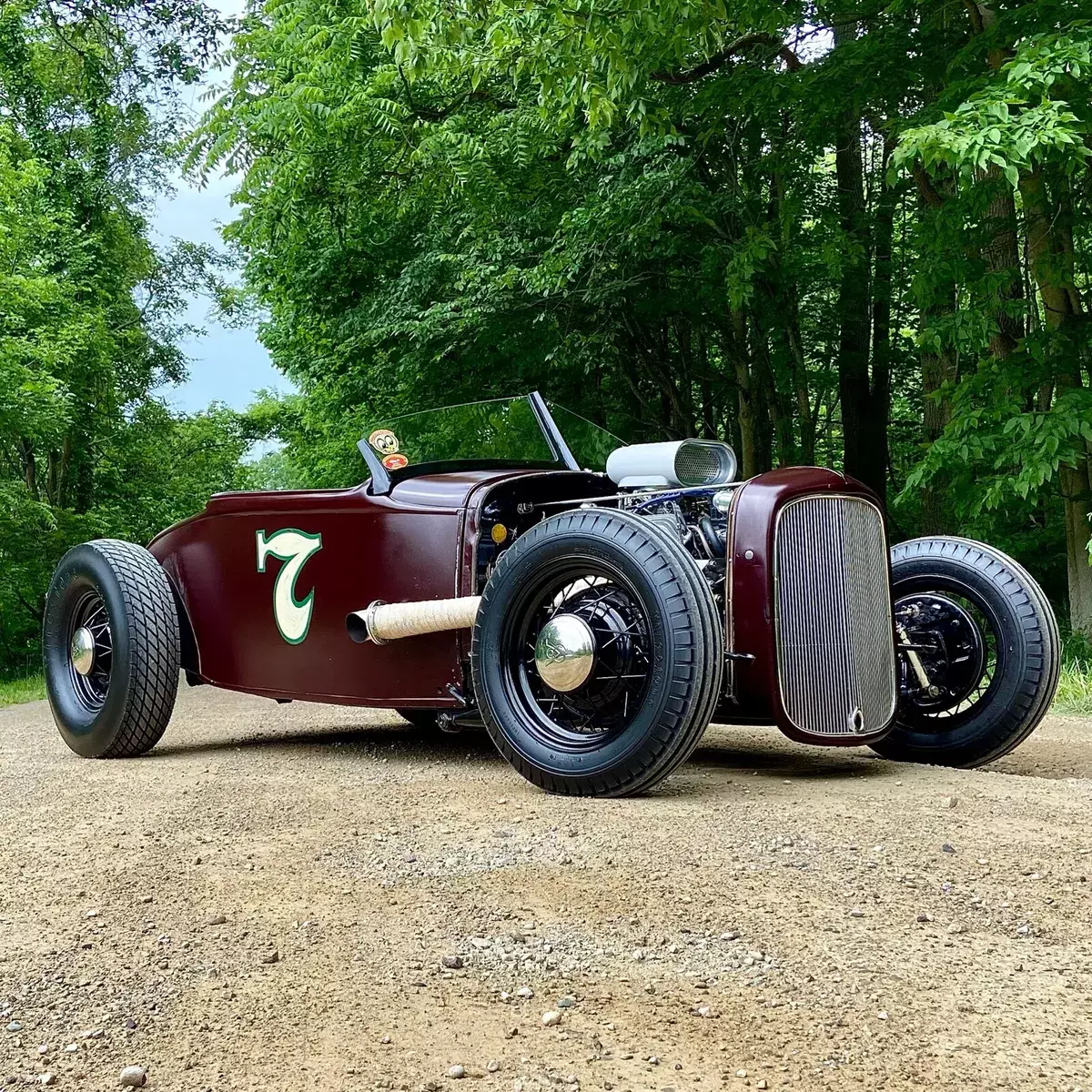 1931 ford model a red rwd automatic
