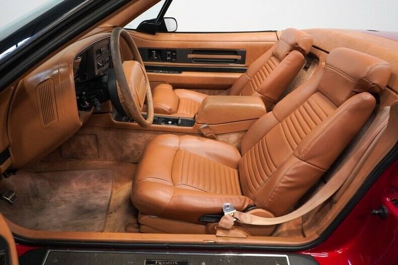 v8 auto classic vintage collector original rare droptop red tan loaded