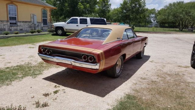 1968 dodge charger r/t clone partially restored