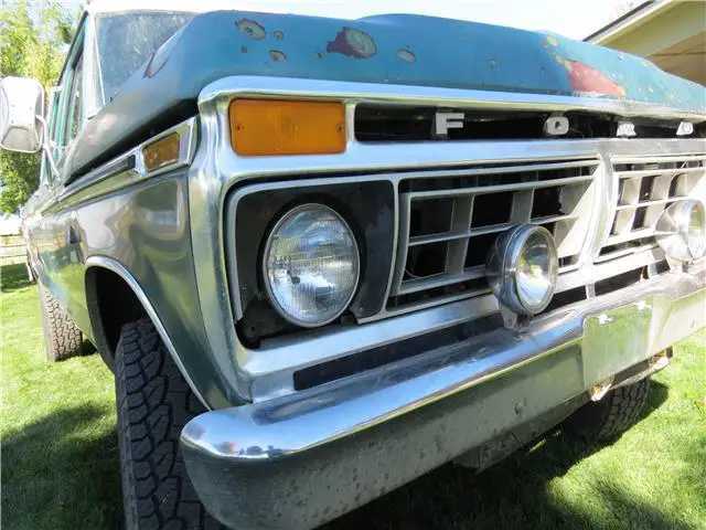 1976 ford f250 4x4 ranger xlt crew cab project no reserve