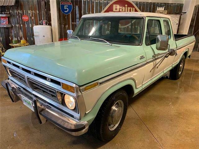ford f-250 green with 93,993 miles, for sale!