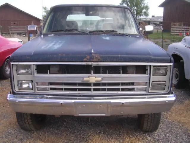 1986 chevrolet blazer k5 4x4 project