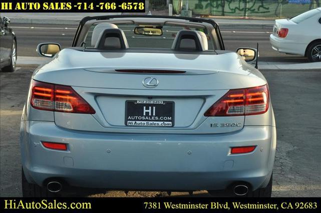 2012 lexus is 350c