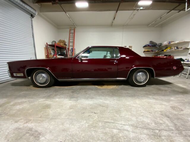 1970 cadillac eldorado coupe red fwd automatic
