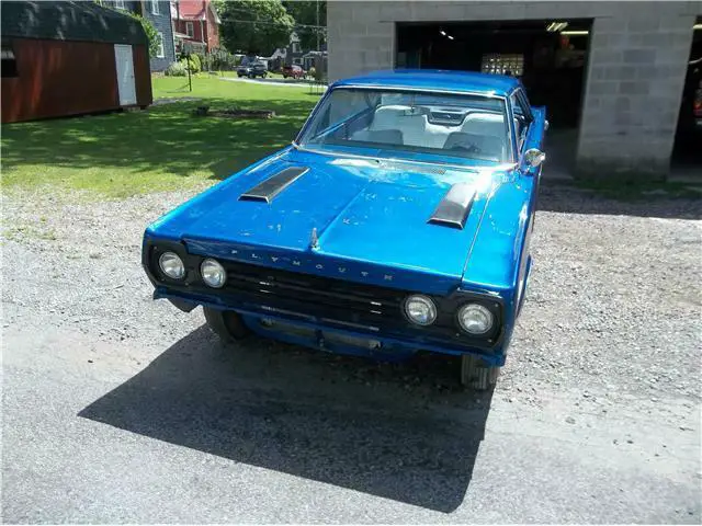 1967 plymouth gtx 58,800 miles blue 440 manual