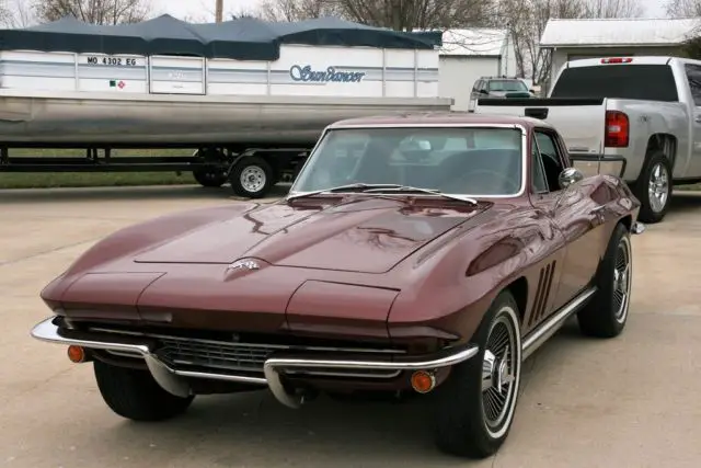1965 corvette coupe #'s matching 300hp ps pw 69k actual miles cali black plate
