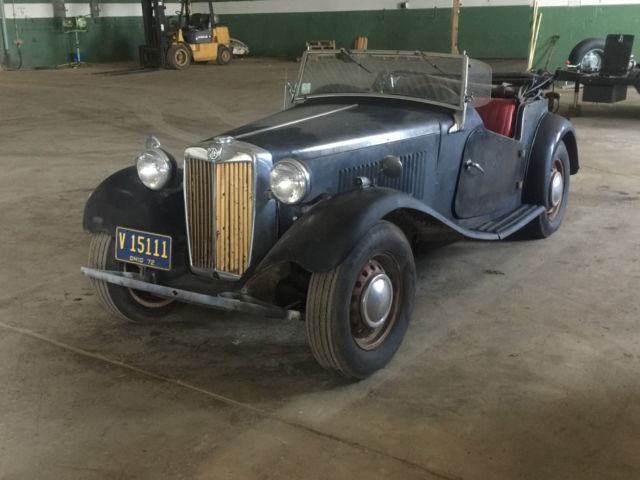 1950 mgtd out of long term storage last on the road in 1972!