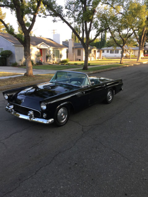1955 ford thunderbird~convertible~100%rustfree~allorigsurvivorcond~califcar~
