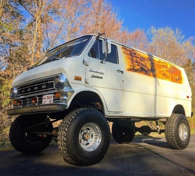 1974 ford econoline 4x4 pathfinder quadravan 4x4 van