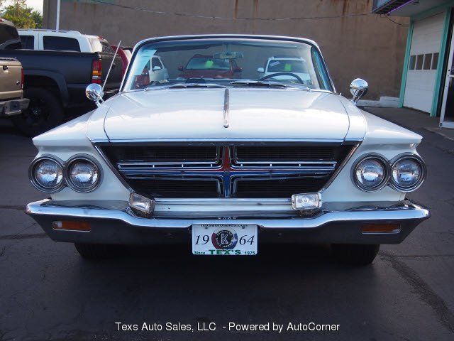 1964 chrysler 300k white with black roof convertible
